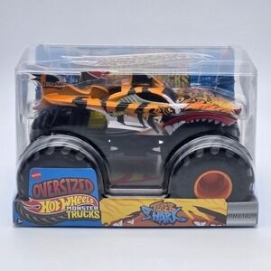 Hot Wheels Monster‎ Trucks Tiger Shark 1:24 Oversized Diecast Monster Truck New